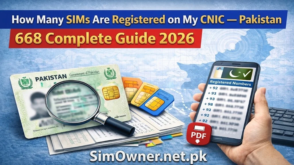 How Many SIMs Are Registered on My CNIC